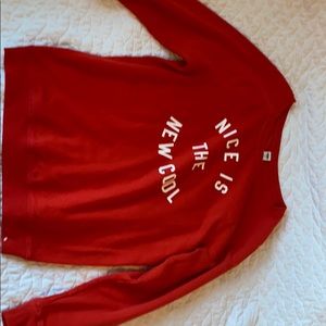 long sleeve crew neck